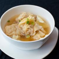 Wonton Soup · Wonton soup with shrimp