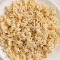 Brown Rice · Turmeric and herbs.