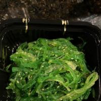 Seaweed Salad · Seasoned seaweed with sesame seeds and red pepper.