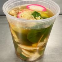 Lemongrass Chicken Soup · Hot and sour soup with mixed vegetables.