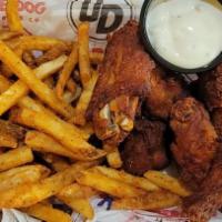 5 Piece Wings  W/ Fries  · 5 wing dings served with fries and choice of signature sauce