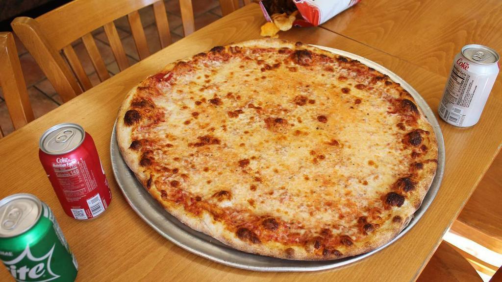 Margherita Pizza · Pizza sauce, cheese, fresh basil, tomato, garlic and fresh mozzarella.