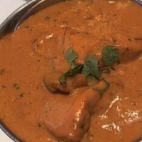 Chicken Tikka Masala · Boneless chicken barbecued in the clay oven, then sautéed in savory curry sauce. Served with...