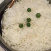 Basmati Rice · Steamed white basmati rice from the foothills of the Himalayas.