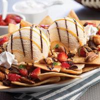 Ice Cream Nachos · Ice cream with 2 toppings and paired with our house made waffle cone chips