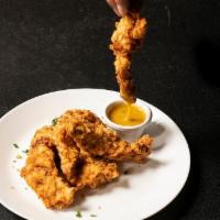 Chicken Tenders · With our Homemade Honey Mustard Dipping Sauce
