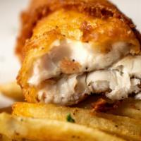 Fish & Chips · Beer Battered Haddock, French Fries & Homemade Tartar Sauce