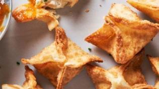 Crab Rangoon · Fried wonton filled with crab meat and cream cheese.4 pieces.