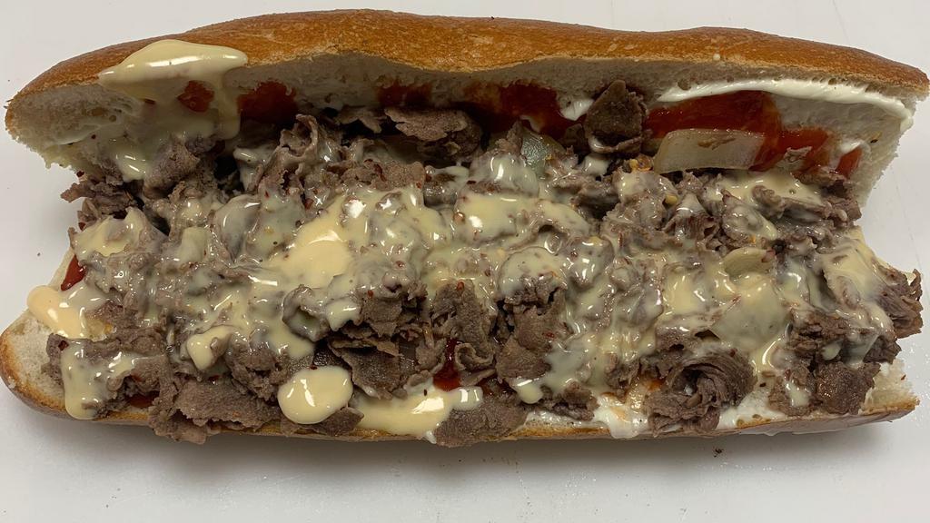 3-Cheesesteak/ Chicken Cheesesteak · Mix and match your choice between beef and chicken sandwiches.