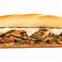 Super Steak Sub · Steak with sautéed mushrooms, onions, green peppers and American cheese. 800 cal.