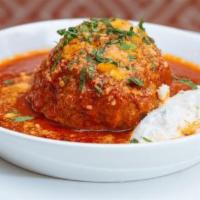 Meatball Al Forno · San Marzano gravy.