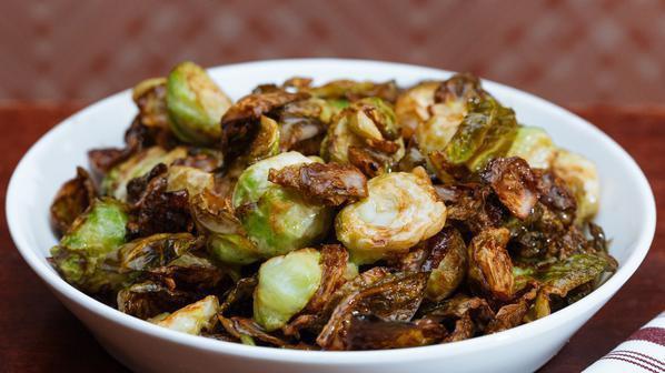 Fried Brussels Sprouts · Pancetta and balsamic.