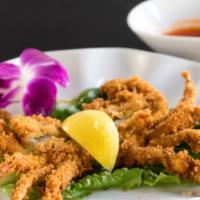 Soft Shell Crab · Gently fried soft shell crab with Special sauce.
