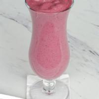 Mixed Berry Blast Smoothie · Mixed berries, vanilla yogurt, and cranberry juice.