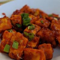 Paneer Manchuria · Vegetarian. Indian Chinese fried vegetables and paneer in a spicy brown sauce.