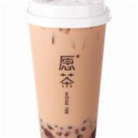 Cheese Milk Black Tea (芝士红玉奶茶) · Served with cheese foam with classic milk tea. (this drink does not come with bubbles, add t...