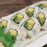 Aac Roll · Avocado, asparagus and cucumber