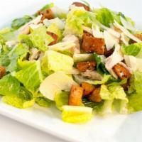 Chicken Caesar Salad · romaine lettuce, parmesan, caesar dressing, garlic croutons