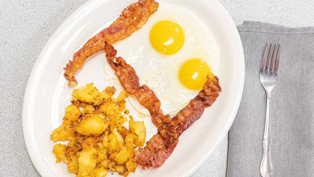 Single Egg With Ham, Sausage, Bacon Or Hash · *Consuming raw or undercooked meats, poultry, seafood, shellfish or eggs may increase your risk of foodborne illness.