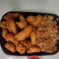 Sweet And Sour Chicken Small （甜酸鸡小） · 