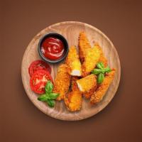Crispy Stake Strips · Classic chicken tenders deep fried till golden and crisp available in your choice of sauce