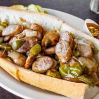 Sausage, Green Peppers & Onions · 