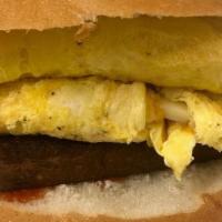 Breakfast Sandwich · Made with 3 XL eggs