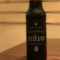 Left Hand Brewing, Milk Nitro Stout, Colorado · Dark and creamy with roasted mocha flavors and slight
hop, 6% abv.