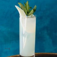 Basil Fennel Lemon Soda · basil, fennel, lemon, sparkling water