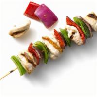 Chicken Kabob Plate · Grilled Skewer with Vegetables 250 cal