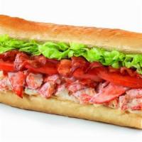 Lobster Blt Medium · Crispy bacon, sliced Tomatoes and fresh lettuce atop our 100% Real Lobster.