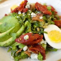 Cobb Salad · romaine, chicken, bacon, avocado, roasted tomato, egg, blue cheese, lemon herb vinaigrette
