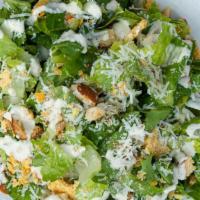 Caesar Salad · romaine, pretzel crumbs, parmesan crisps