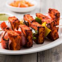 Paneer Tikka Kababs (8 Pieces) · Indian soft cheese marinated in spices and cooked in a traditional oven. Served with chutney...