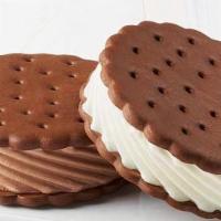 Ice Cream Sandwich · Our custard sandwiched between 2 chocolate cookie wafers. Choice of vanilla or chocolate cus...