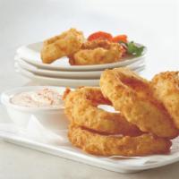 Onion Rings · Battered and fried crispy and sweet onion rings. ¼ lb. price (½ lb. and 1 lb. options availa...