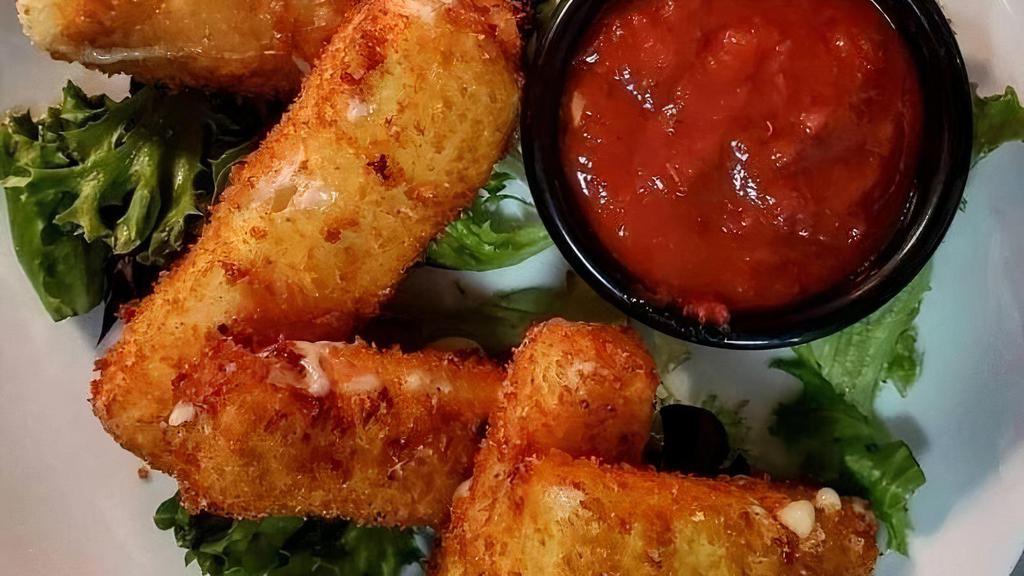 Cheese Sticks · Breaded pepper jack cheese and marinara for dipping