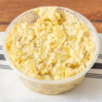 Side Of Potato Salad · Cold dish made from seasoned poatoes.