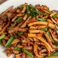 Shredded Pork With Bamboo Shoots · Hot and spicy.
