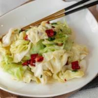 Sauteed Chinese Cabbage With Chili · Hot and spicy.