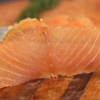 Atlantic Cold Smoked Salmon · cold smoked atlantic salmon, lightly cured with salt, sugar & dill