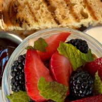 Yogurt Parfait · fresh fruit, granola, toast (v/gf)