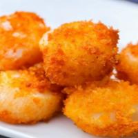 10 Pieces Fried Scallops干贝 · Collocation Tarter Sauce ，perfect