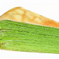 Matcha Mille Crepe Cake · 