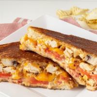 Chipotle Chicken · Grilled Chicken with cheddar cheese, bacon, tomatoes and chipotle mayo.