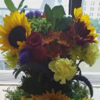 Wholesale · Mixed batch of 4 bunches of floral to 
