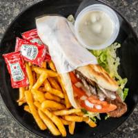 Gyro With Fries · 