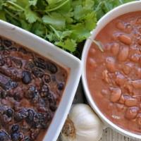 Beans · Comes with: cheese and sour cream. Your choice of salsa and choice of pint or black beans.