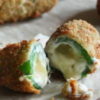 Jalapeno Poppers · 6 Poppers, Choose your dip/sauce.