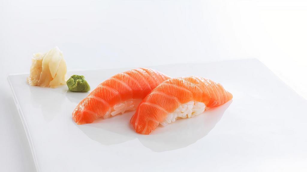 Sake Sushi · Salmon sushi or sashimi.